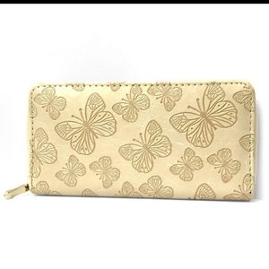 🔥Sale!!!Cute Butterfly Creamy light beige Wallets